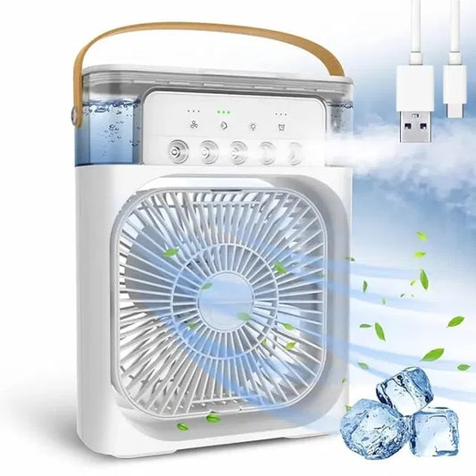 Mini AC Cooler (with Mist & LED MINI-COOLER-LED USB Air Cooler (Multiple) )