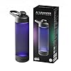 AQUAMINDER Smart Water Bottle Hydration Reminder Glow & Beep Feature for Men & Women Chug 770 ml Silicone, Tritan Bottle  (Pack of 1, Grey)