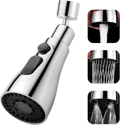 Tap Extender for Kitchen Sink, Flexible Faucet with Tap Extension for Convenient Use Upgrade Your Kitchen Sink with Flexible Tap for Easy Access