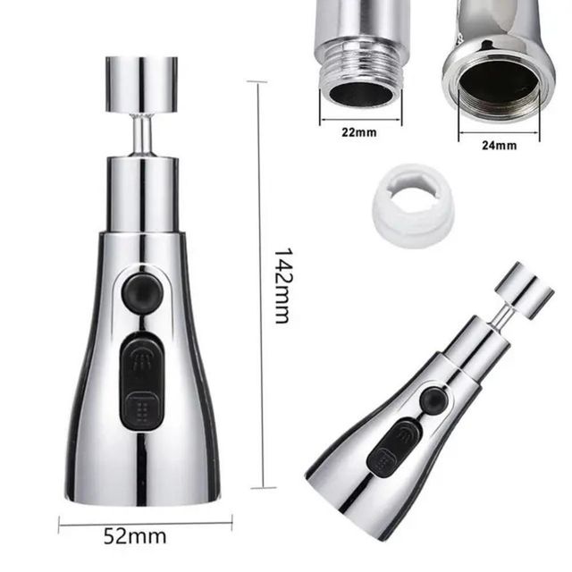 Tap Extender for Kitchen Sink, Flexible Faucet with Tap Extension for Convenient Use Upgrade Your Kitchen Sink with Flexible Tap for Easy Access