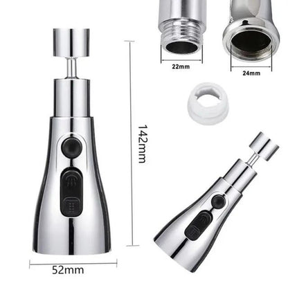 Tap Extender for Kitchen Sink, Flexible Faucet with Tap Extension for Convenient Use Upgrade Your Kitchen Sink with Flexible Tap for Easy Access